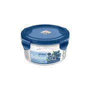 КОНТЕЙНЕР ДЛЯ ПРОДУКТОВ ГЕРМЕТИЧНЫЙ «BRILLIANT» КРУГЛЫЙ 0,6Л (Синий)