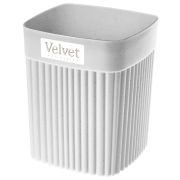 СТАКАН «VELVET» 90х90х110 ММ, 0,65Л (Светло-серый флэк)