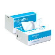 Салфетки бумажные MARABU двухслойные 200 шт мягкая упаковка, 190х140 мм/кратно 10