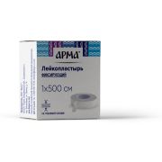 Лейкопластырь фикс. Арма, 1х500см тканевый белый,№1/132 шт, шт